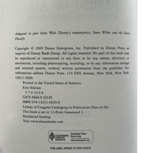 Disney Villains Hardcover Book Set Maleficent & Fairest of All - Picture 11 of 12